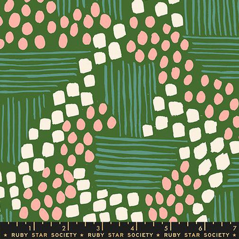 {Pre-Order October} Moda Ruby Star Society Reimagined Landscapes Aerial View Endpaper Green