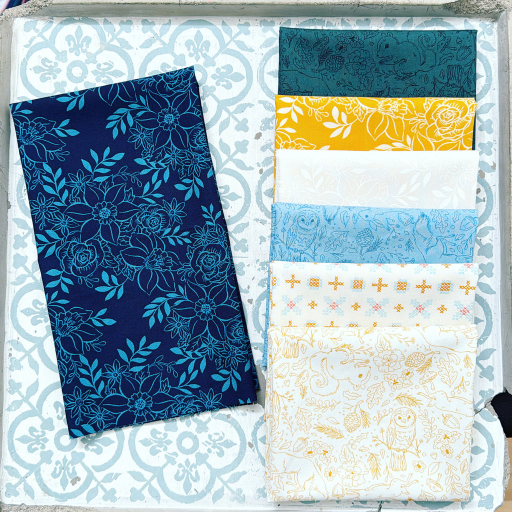 {New Arrival} Moda Ruby Star Society Winterglow Fat Quarter Bundle x 10 Pieces Mixed Multi