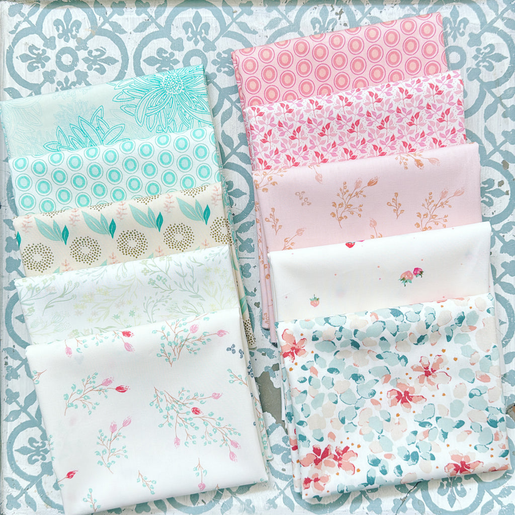 {New Arrival} Art Gallery Fabrics Curated Bundle Fat Quarter Bundles x 10 Pieces Wisp