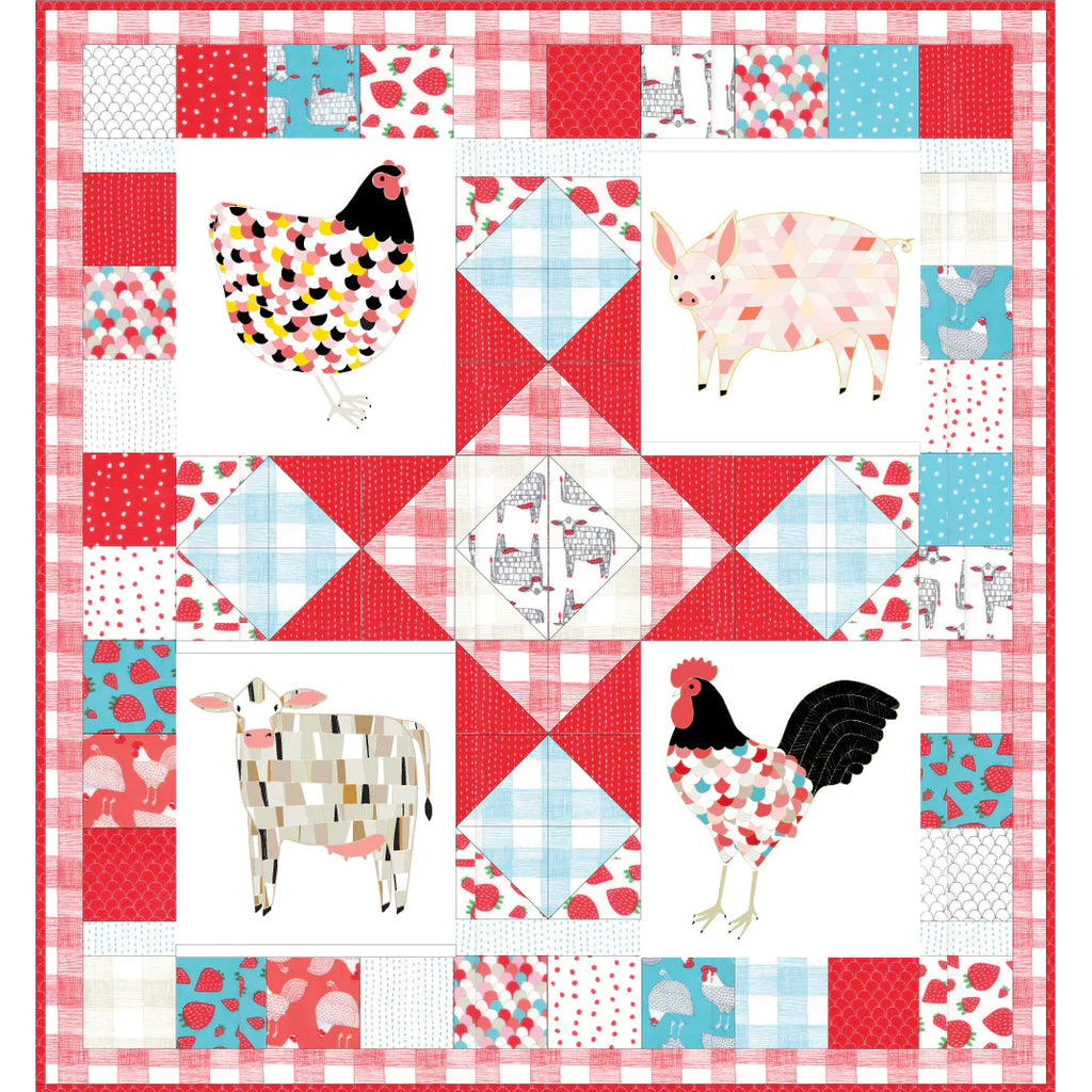 Gingiber Farm Fresh Panel Pattern + Farm Fresh Panel & Layer Cake Set