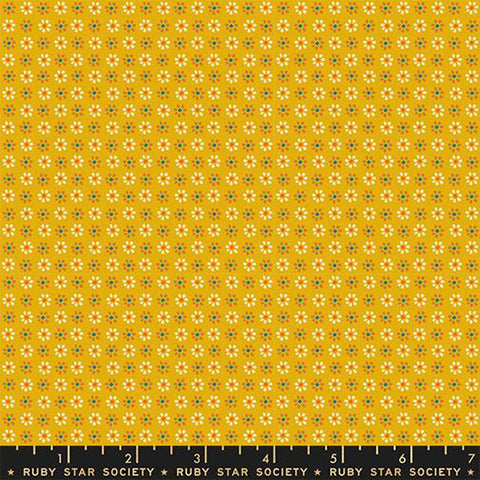 {New Arrival} Moda Ruby Star Society Sugar Maple Daisy Florals Goldenrod