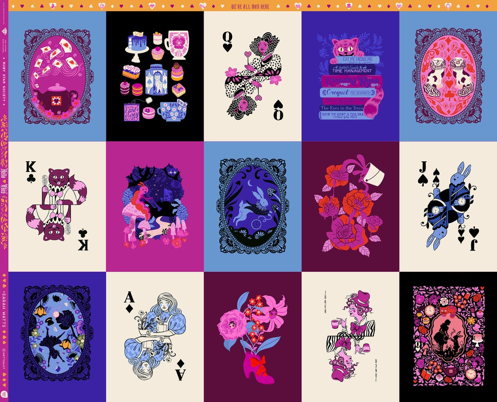 {New Arrival} Moda Ruby Star Society Hello Alice Fat Quarter Bundle x 28 Pieces + 1 Panel