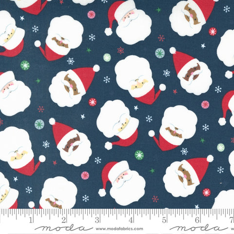 Moda Abi Hall Hello Holidays Santa Evergreen
