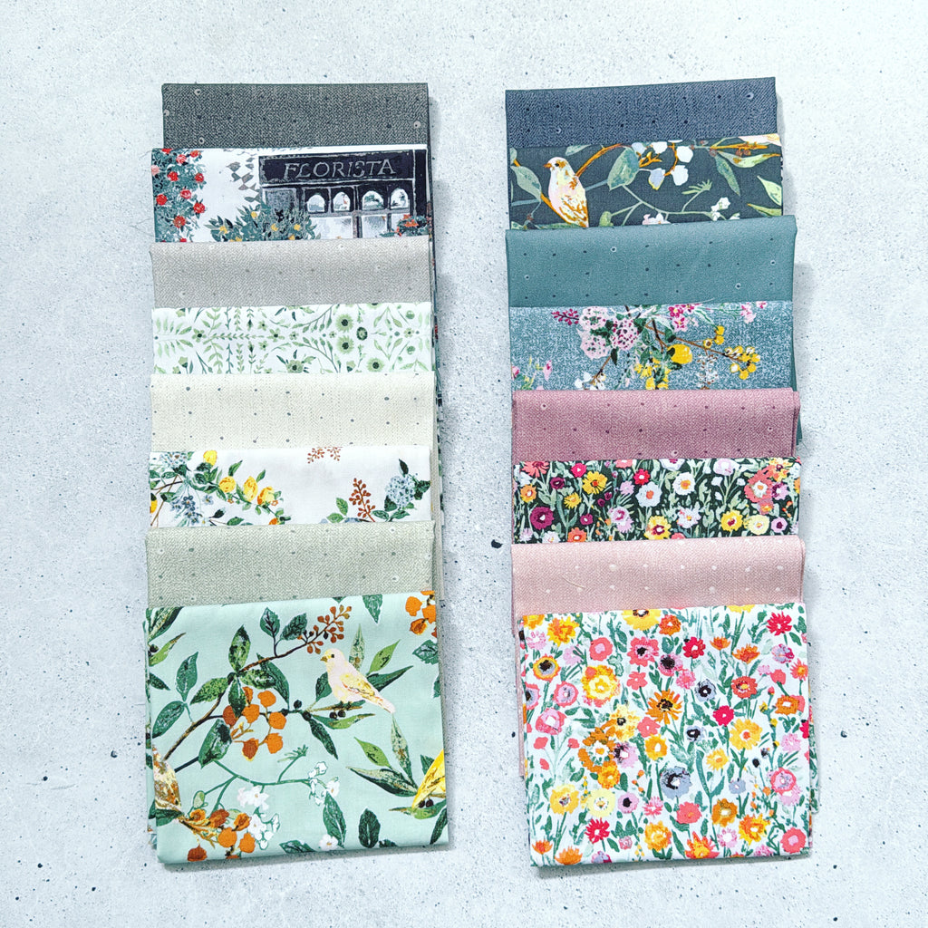 {New Arrival} Art Gallery Fabrics Plentiful & Seedlings Mixed Fat Quarter Bundle x 16 Fat Quarters