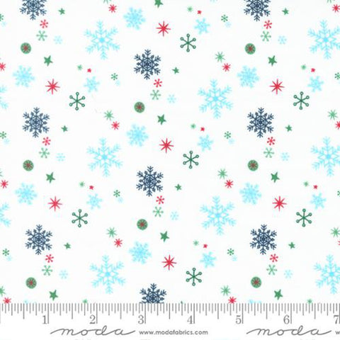 Moda Abi Hall Hello Holidays Snowflakes Snow
