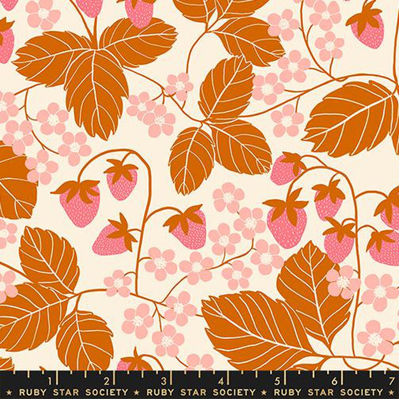 {Pre-Order October} Moda Ruby Star Society Reimagined Landscapes Strawberry Field Bashful