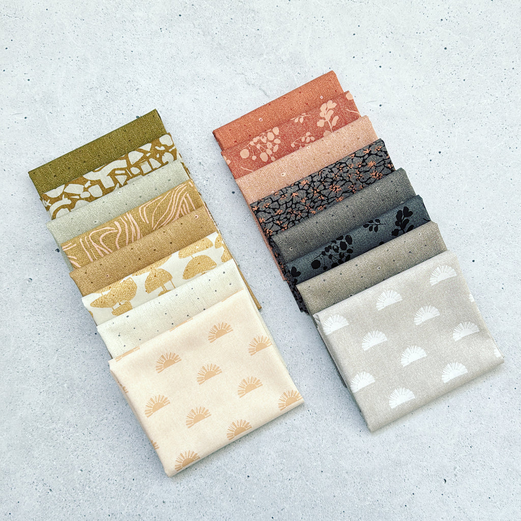 {New Arrival} Art Gallery Fabrics AbstrArt & Seedling Mixed Fat Quarter Bundle x 16 Fat Quarters