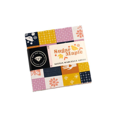 {New Arrival- Early Release} Moda Ruby Star Society Sugar Maple Squares 5"