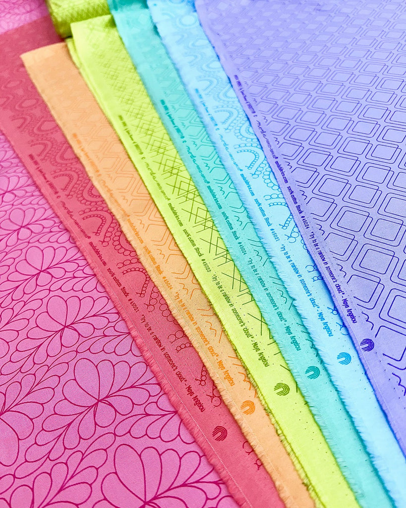 {New Arrival} Moda Rainbow Sherbet 5" Squares