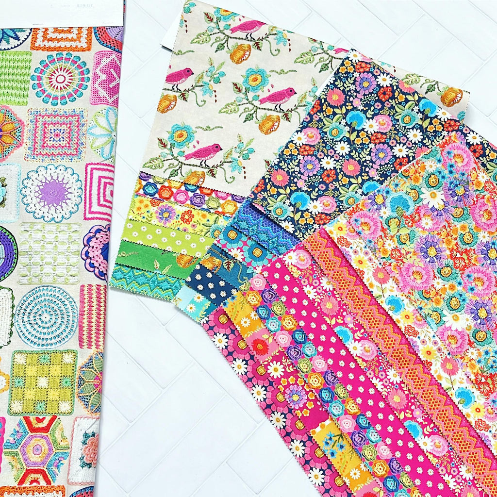 {New Arrival} Sample Packs Moda Vintage Soul 33cm Width x Mixed Length (1 Metre Equiv Fabric)