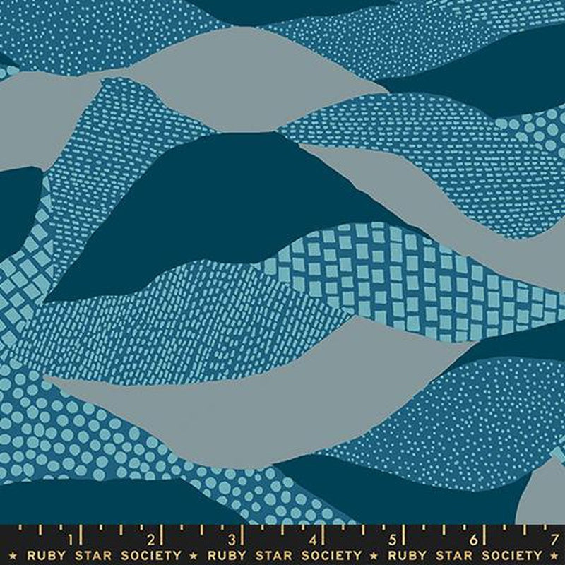 {Pre-Order October} Moda Ruby Star Society Reimagined Landscapes Lands End Teal