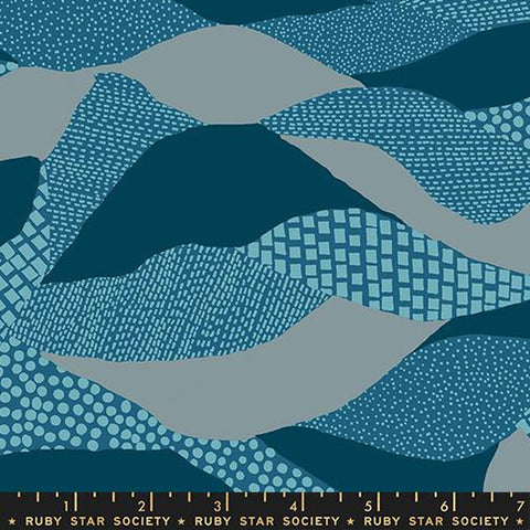 {Pre-Order October} Moda Ruby Star Society Reimagined Landscapes Lands End Teal