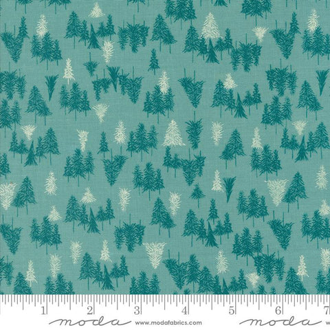{New Arrival} Moda Cozy Wonderland Tree Farm Frost