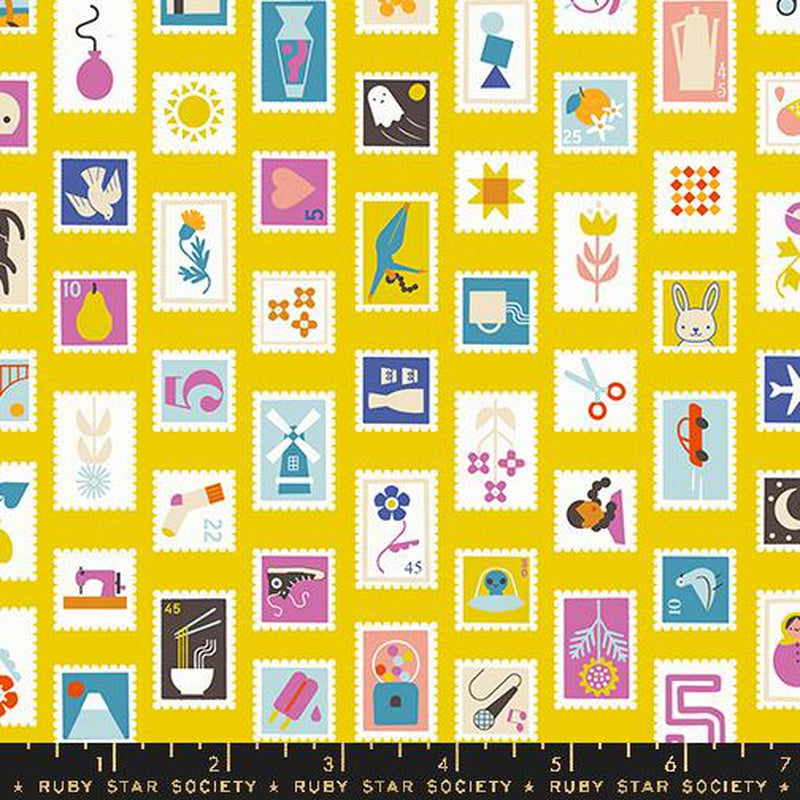 {New Arrival} Moda Ruby Star Society Salutations Stampy Golden Hour