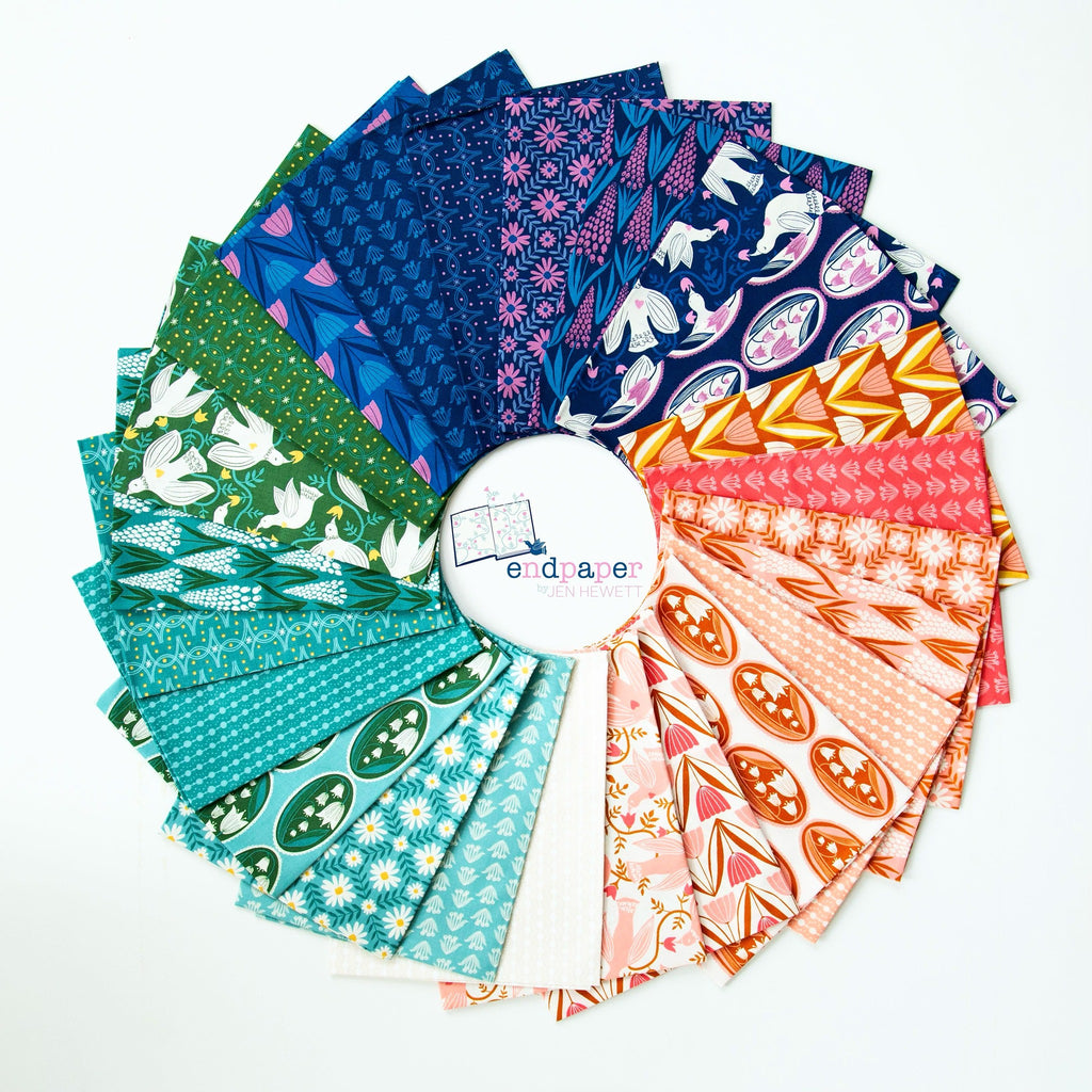 {New Arrival} Moda Ruby Star Society Endpaper Fat Quarter Bundle x 24 Pieces