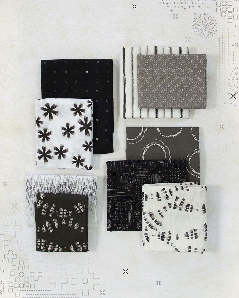 {New Arrival} Art Gallery Fabrics InkPerfect Carbon Edition Fat Quarter Bundle x 12 Fat Quarters