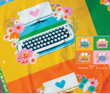{New Arrival} Moda Ruby Star Society Best Day Ever Typewriters Panel 91cm