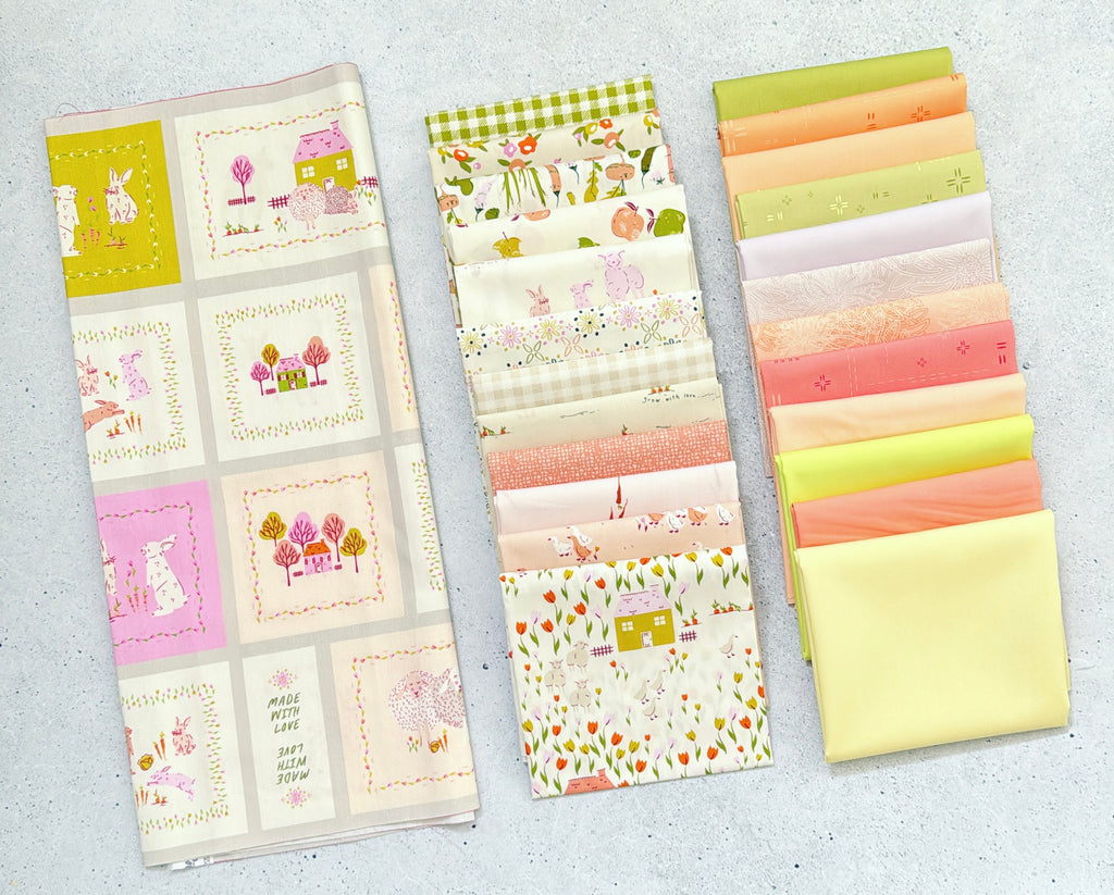 {New Arrival} Art Gallery Fabrics Cottage Grove Fat Quarter Bundle x 12 Fat Quarters + 2 Panels