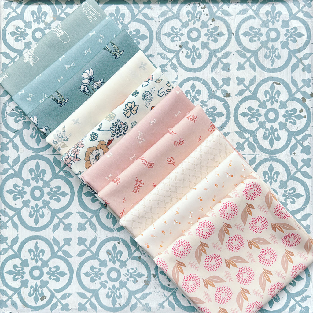 {New Arrival} Art Gallery Fabrics Curated Bundle Fat Quarter Bundles x 10 Pieces Wintersweet