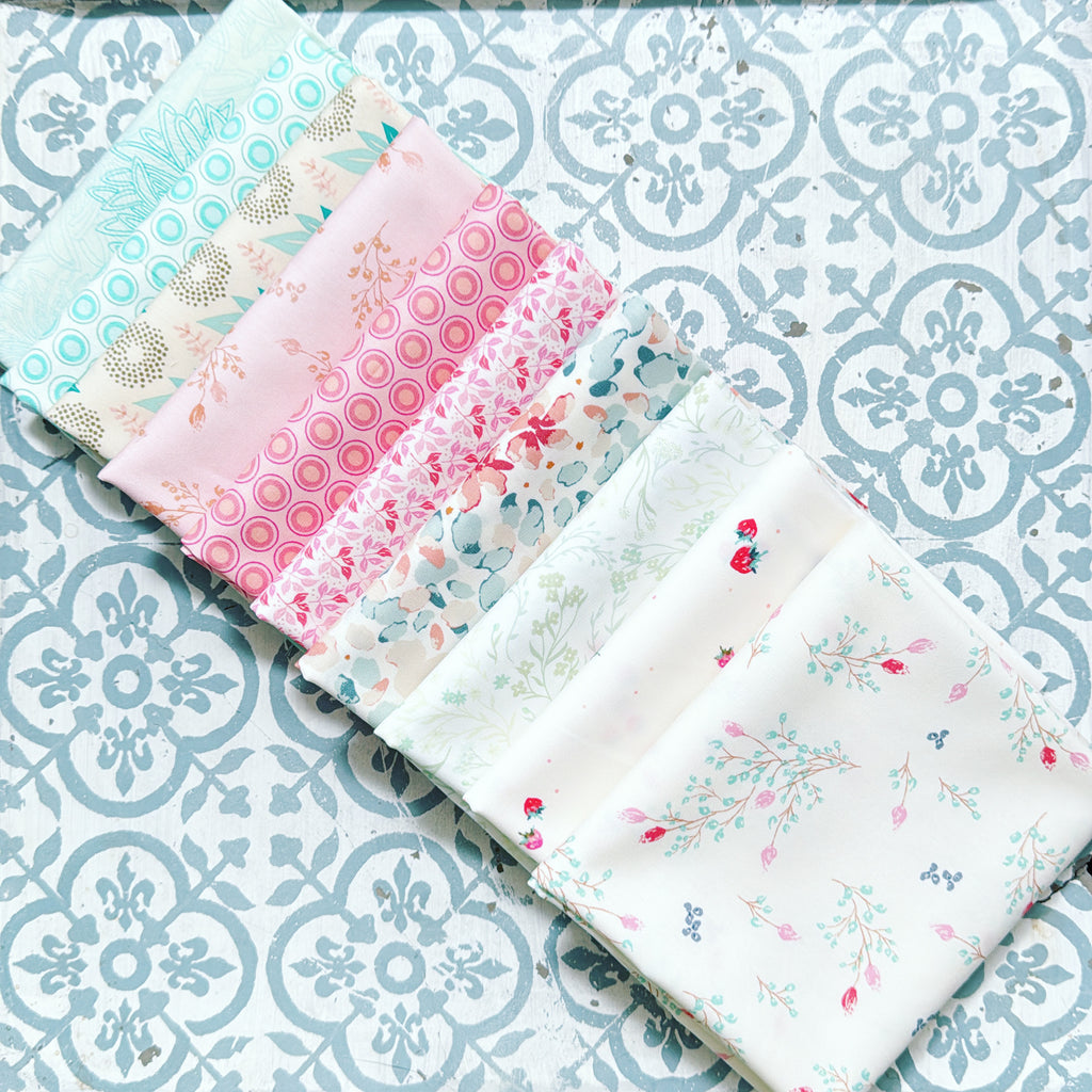 {New Arrival} Art Gallery Fabrics Curated Bundle Fat Quarter Bundles x 10 Pieces Wisp