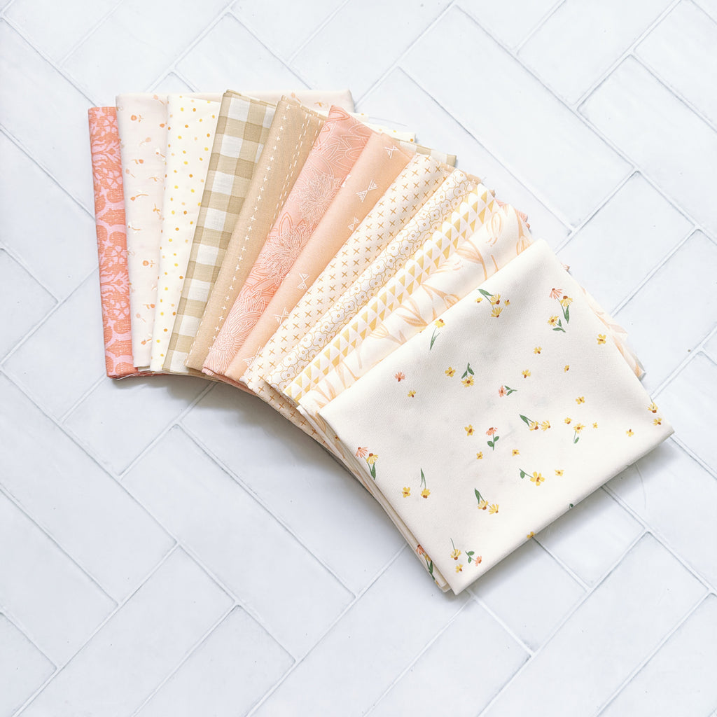 {New Arrival} Art Gallery Fabrics Curated Bundle Fat Quarter Bundles x 12 Pieces Whispers Sweet