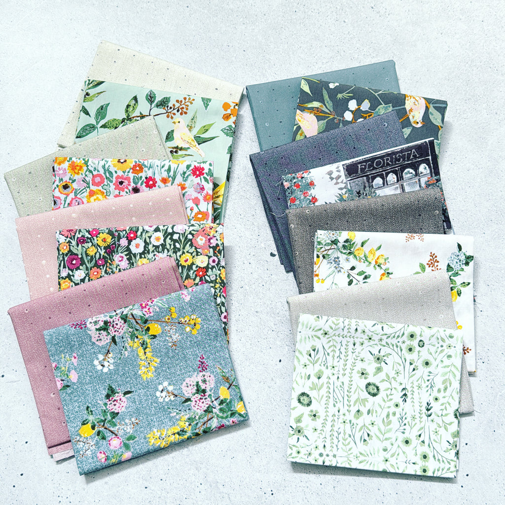 {New Arrival} Art Gallery Fabrics Plentiful & Seedlings Mixed Fat Quarter Bundle x 16 Fat Quarters
