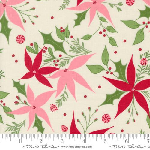{New Arrival} Moda Once Upon a Christmas Poinsettia Dance Snow