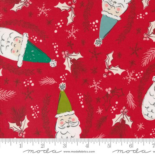 {New Arrival} Moda Cozy Wonderland Jolly Santa Berry