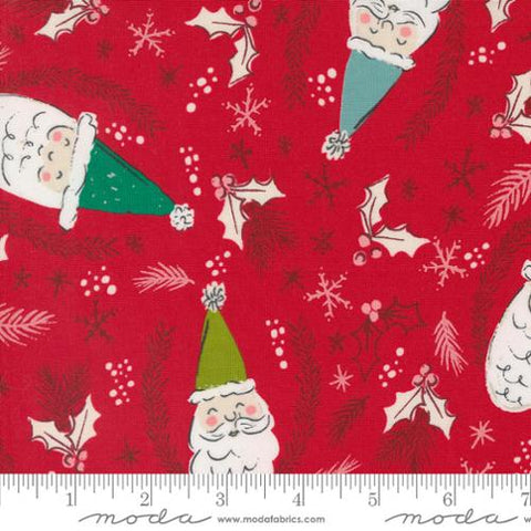 {New Arrival} Moda Cozy Wonderland Jolly Santa Berry