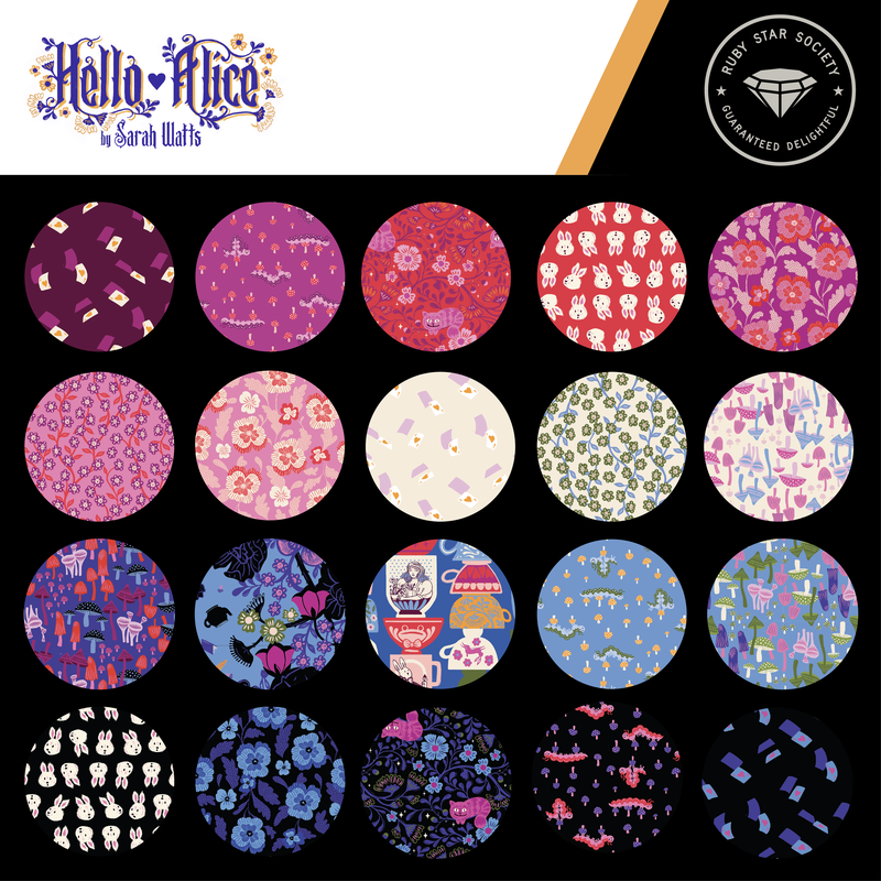 {New Arrival} Moda Ruby Star Society Hello Alice Fat Quarter Bundle x 28 Pieces