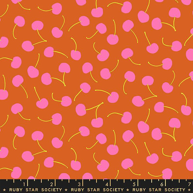{New Arrival} Moda Ruby Star Society Sugar Cone Retro Cherries Pecan