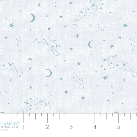 {New Arrival} Camelot Fabrics Bunny Dreams Hop Over the Moon White
