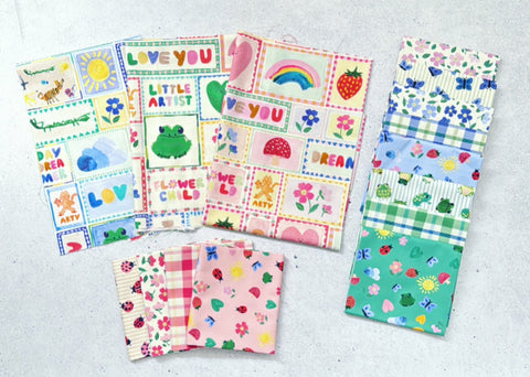 {New Arrival} Lewis & Irene Fabric Patchwork Collection Fat Quarter Bundle x 15 Pieces