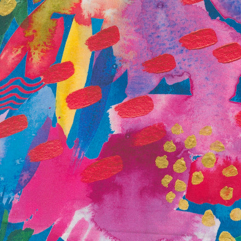 {New Arrival} Moda Create Joy Project Coming up Roses EXTRA WIDE 108" First Sight Geometric Sapphire