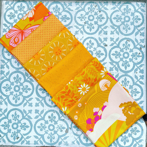 {New Arrival} Moda Ruby Star Society Sampler Curated Fat Quarter Bundle x 6 Golden Hour