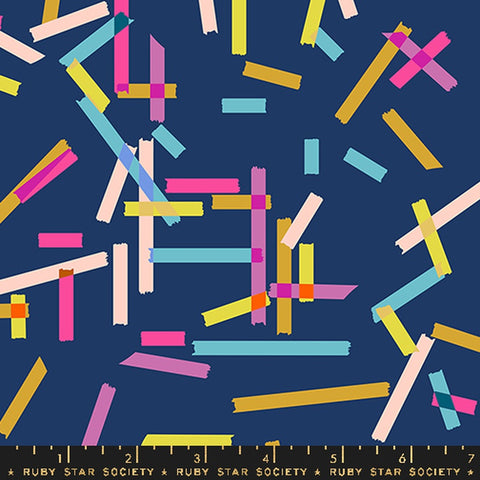 {New Arrival} Moda Ruby Star Society Washi Plus Washi Bluebell