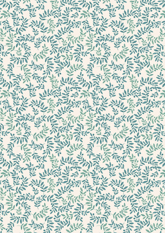 {New Arrival} Lewis & Irene Fabric Chalki Soft Greens Olive Branch