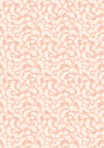 {New Arrival} Lewis & Irene Fabrics Honey Sweet Cow Parsley- Peach Blush
