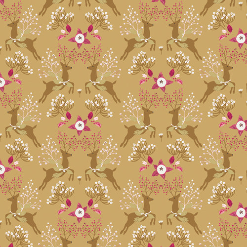 {New Arrival} Art Gallery Fabrics Adventale Fawns & Flowers
