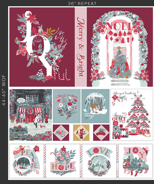 {New Arrival} Art Gallery Fabrics Adventale Merry Everything Panel