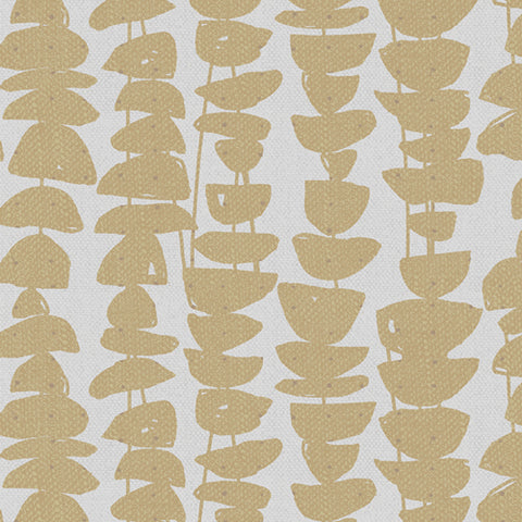 {New Arrival} Art Gallery Fabrics AbstrArt Stacked Stones Ochre