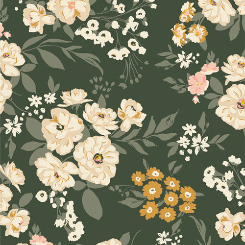 {New Arrival} Art Gallery Fabrics A Year in Petals Garden Sonnet Dusk