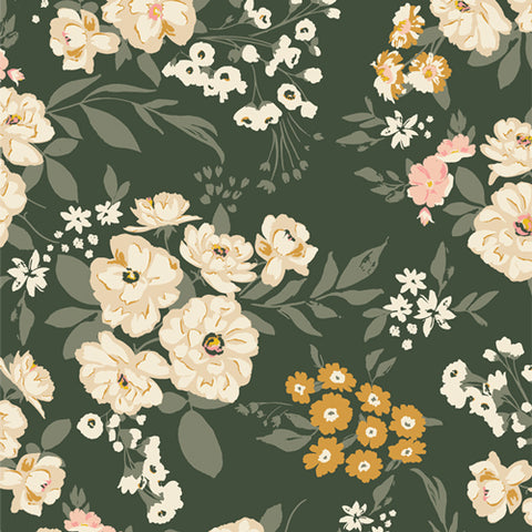 {New Arrival} Art Gallery Fabrics A Year in Petals Garden Sonnet Dusk