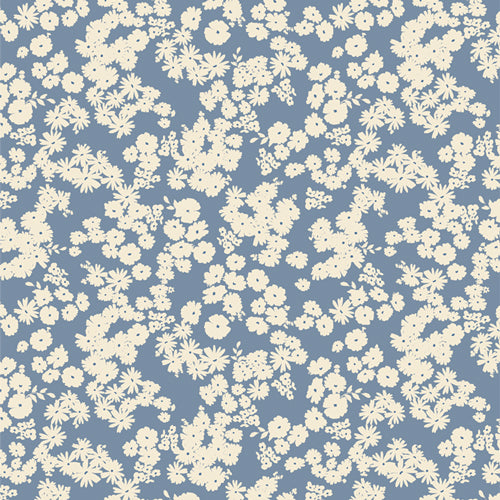 {New Arrival} Art Gallery Fabrics A Year in Petals Smoky Blossoms Cloud