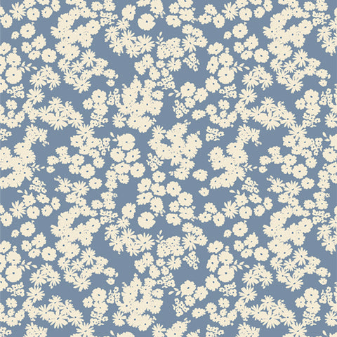 {New Arrival} Art Gallery Fabrics A Year in Petals Smoky Blossoms Cloud