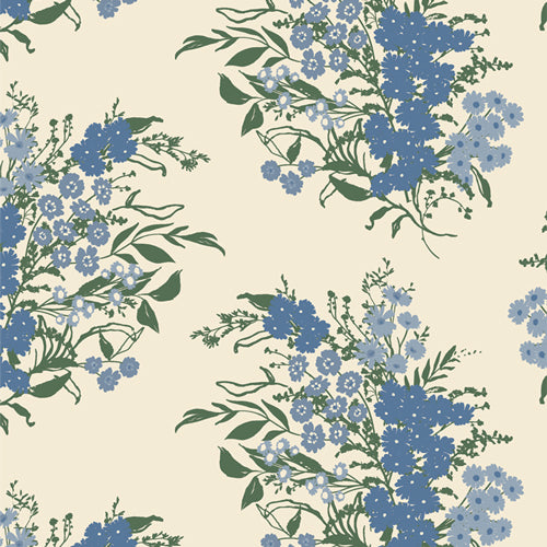 {New Arrival} Art Gallery Fabrics A Year in Petals Meadow Clear Skies