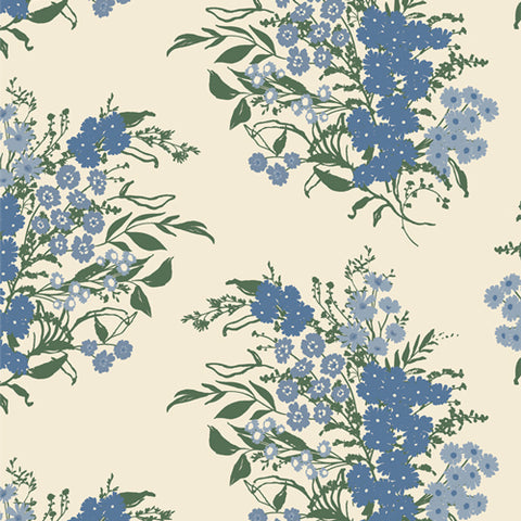 {New Arrival} Art Gallery Fabrics A Year in Petals Meadow Clear Skies