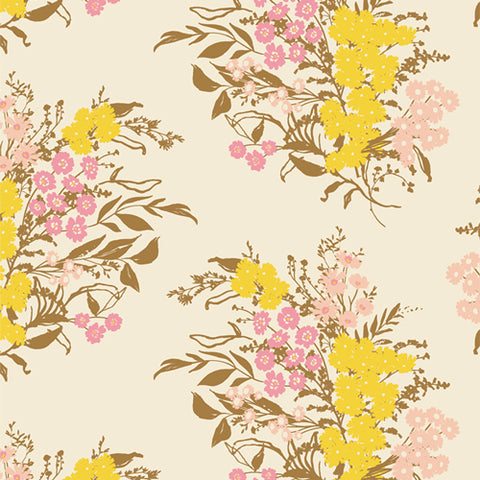 {New Arrival} Art Gallery Fabrics A Year in Petals Meadow Sunny Skies