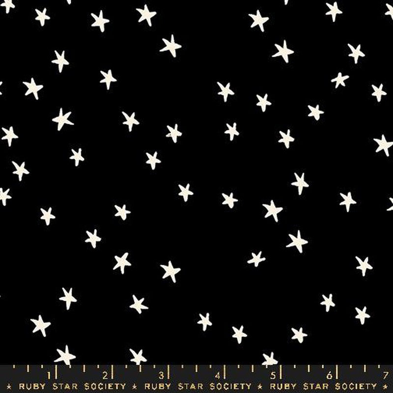 {New Arrival} Moda Ruby Star Society Starry Black 108" Extra Wide Backing Fabric 274cm