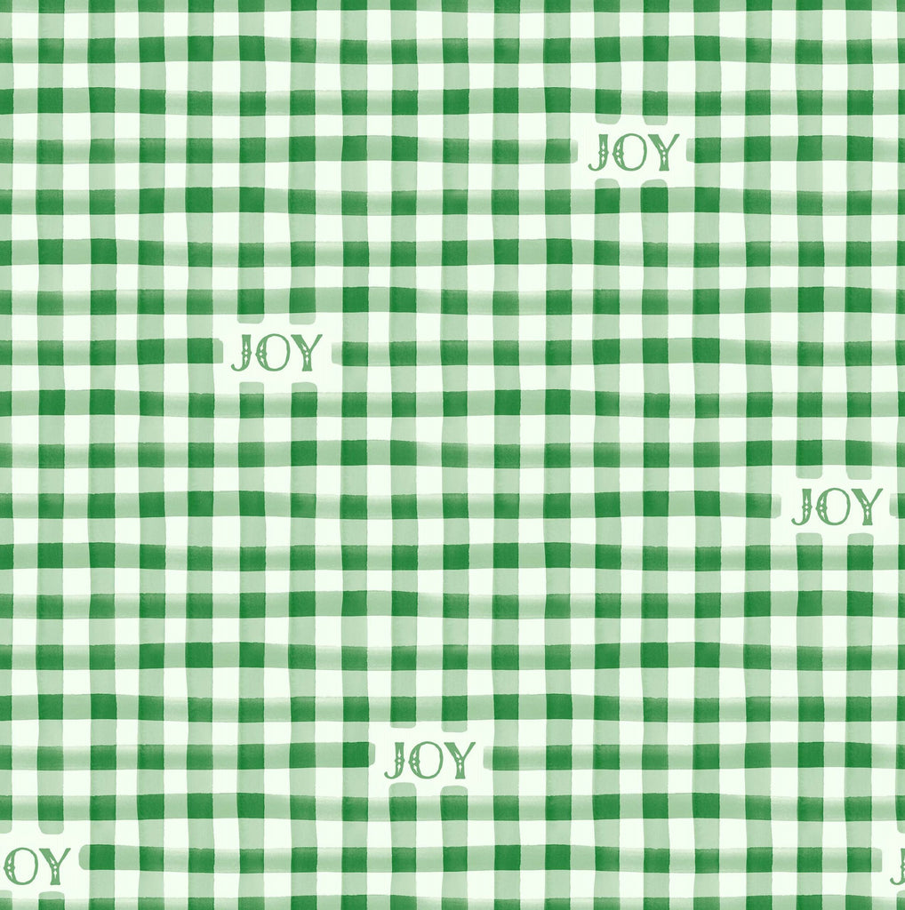 {New Arrival} Lewis & Irene Fabrics Bluebellgray Fa La La Joy to the World Emerald